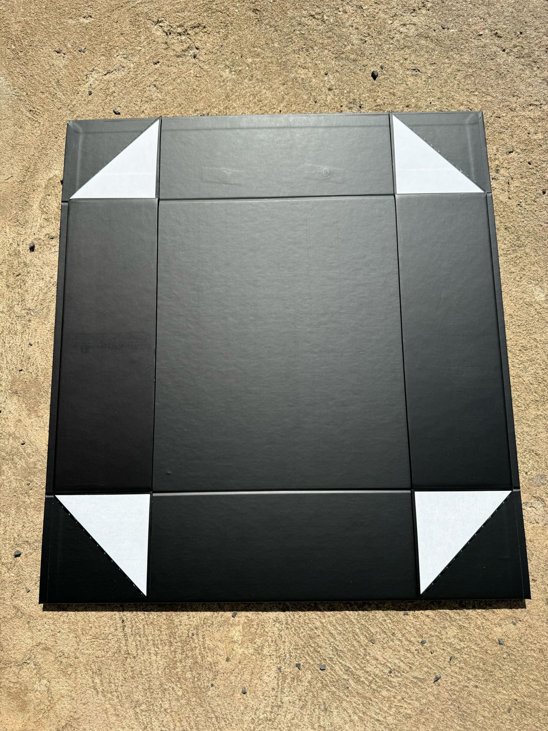 25x XXL Premium Magnetbox mit Deckel 50 x 35 x 10cm matt-schwarz, faltbar | Geschenkbox mit Magnet-Verschluss für Weihnachten, Geburtstag, Hochzeit Geschenk-Karton Präsentbox leer