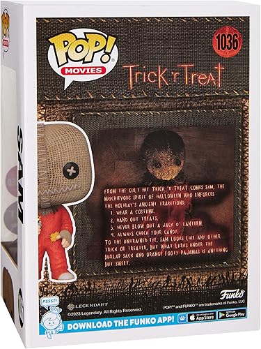 Miniatura 7 de Funko Figura Spirit Halloween Trick 'r Treat Sam with Razor Flocked POP!  Horror Collectible