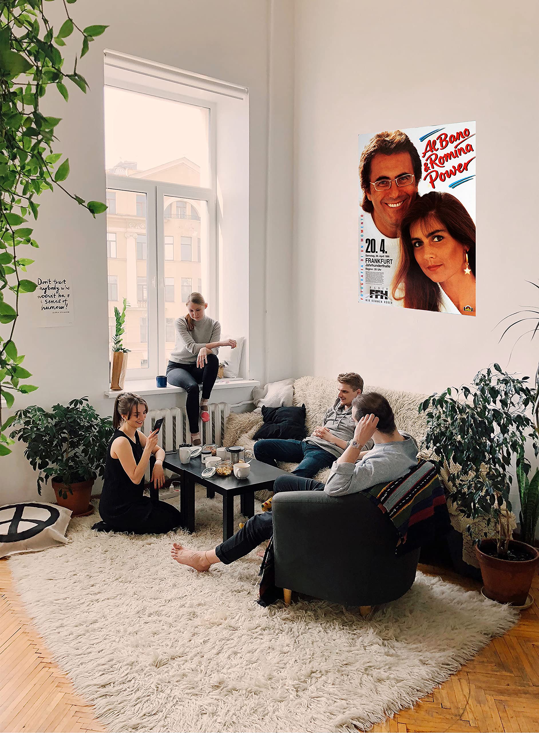 Premium Poster/Plakat | DIN A1 | Wanddeko | Live Konzert Veranstaltung » AlBano & Romina Power - Fotografia Di Un Momento, Frankfurt 1991 «