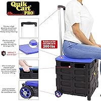 Vista 3 de dbest products Quik Cart - Carrito multiuso plegable
