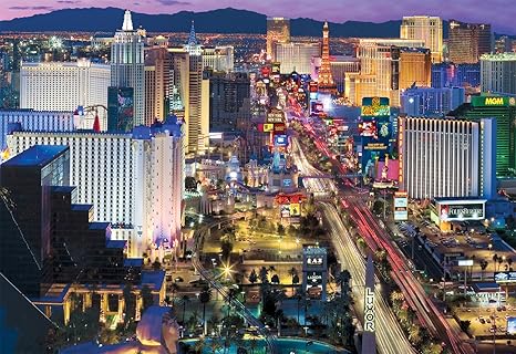 Amazon.com: Buffalo Games 2000pc Jigsaw Puzzle: Vegas, Baby : Toys & Games