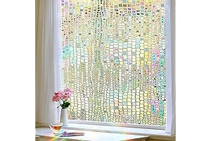 Windimiley Window Privacy Film Rainbow: Glass Decal Decor Prism