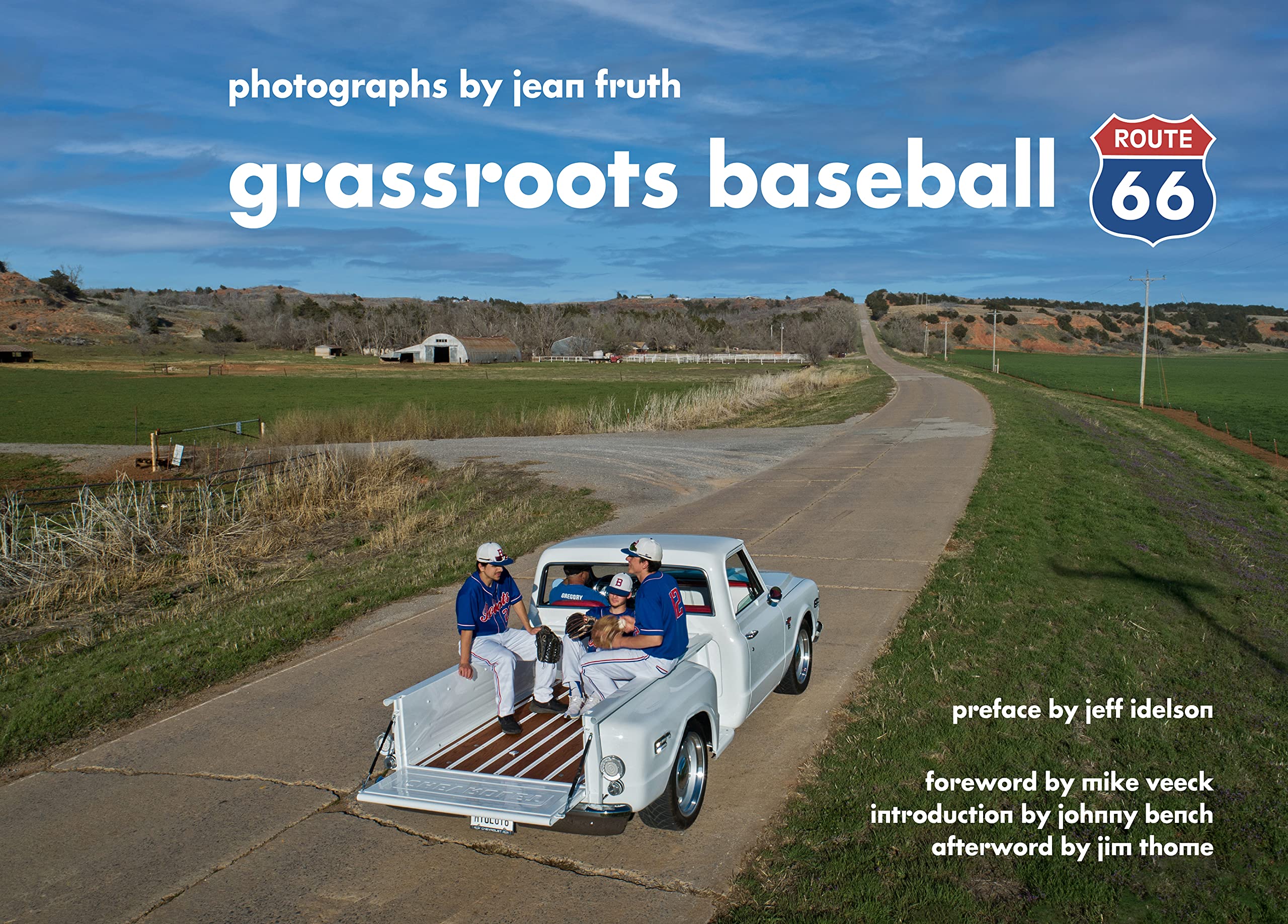 Livre Grassroots Baseball Route 66 album photo collector en anglais