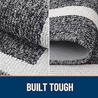 Vista 3 de OLANLY Alfombra para Puerta Interior, 30 x 17 pulgadas, Alfombra de Entrada Antideslizante Absorbente Resistente a la Suciedad, Alfombras de Entrada