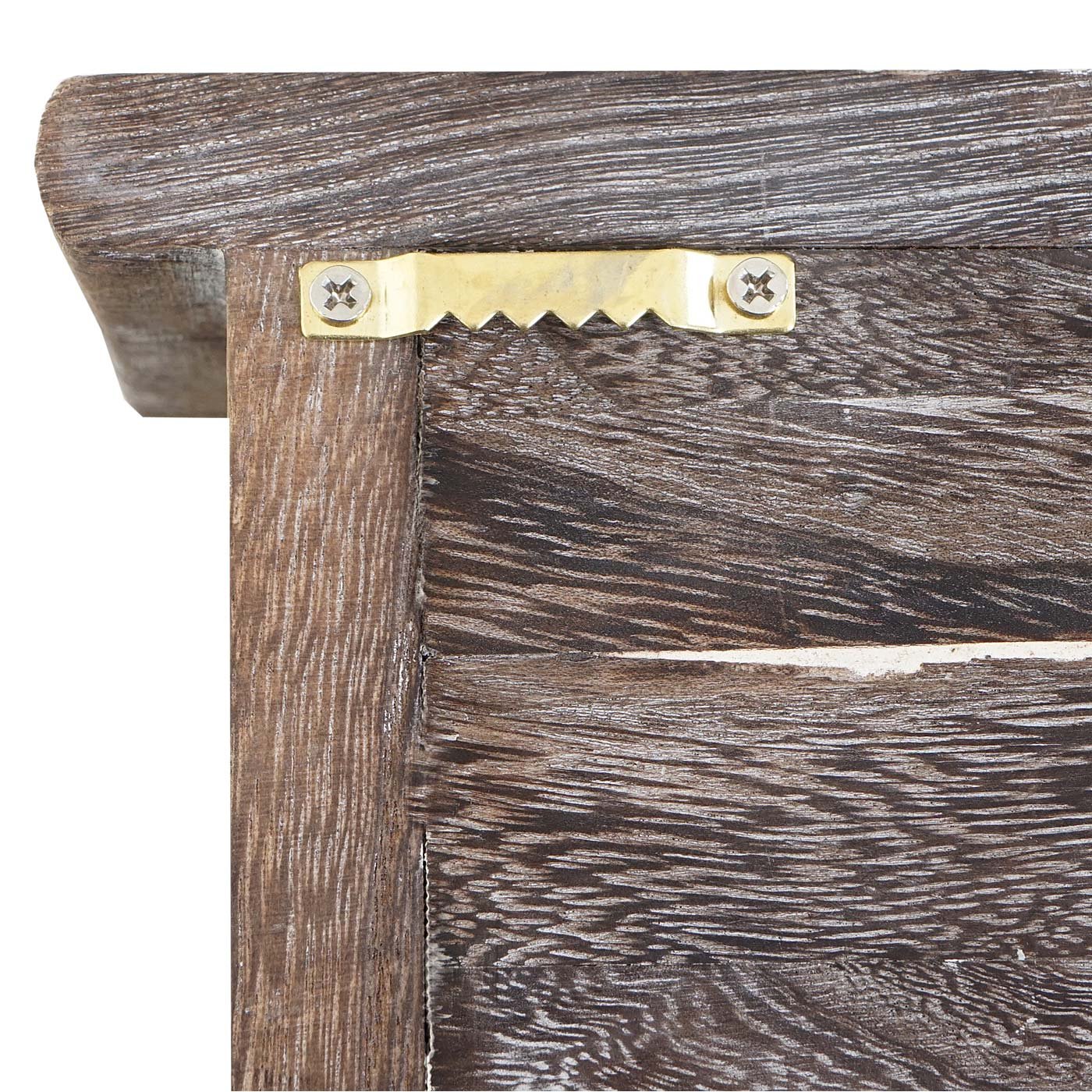 HWC-A48 - Armario para llaves con puertas, madera maciza, certificado MVG, color marrón