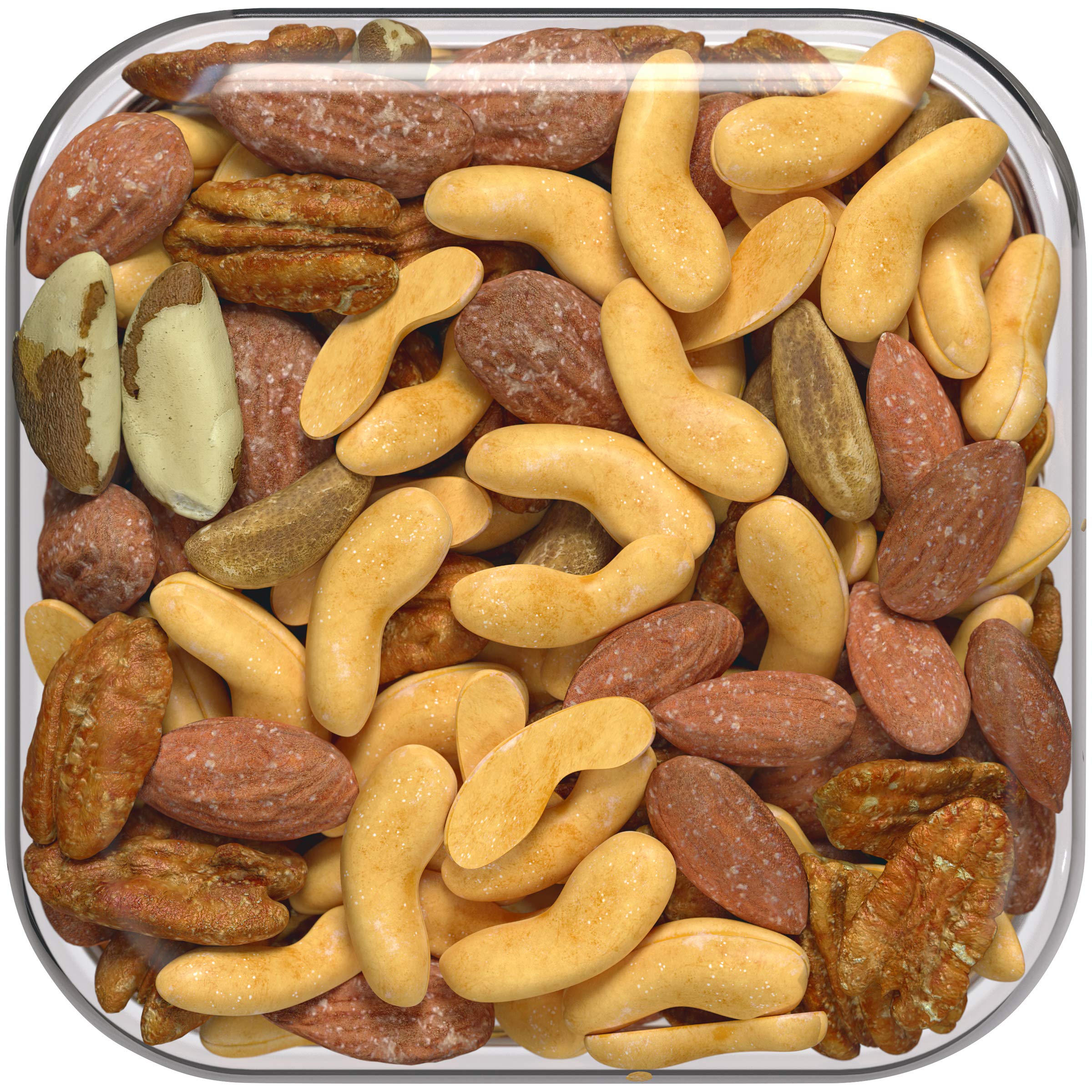 Fisher Snack Deluxe Mixed Nuts, 24 Ounces, Cashews, Almonds, Pecans