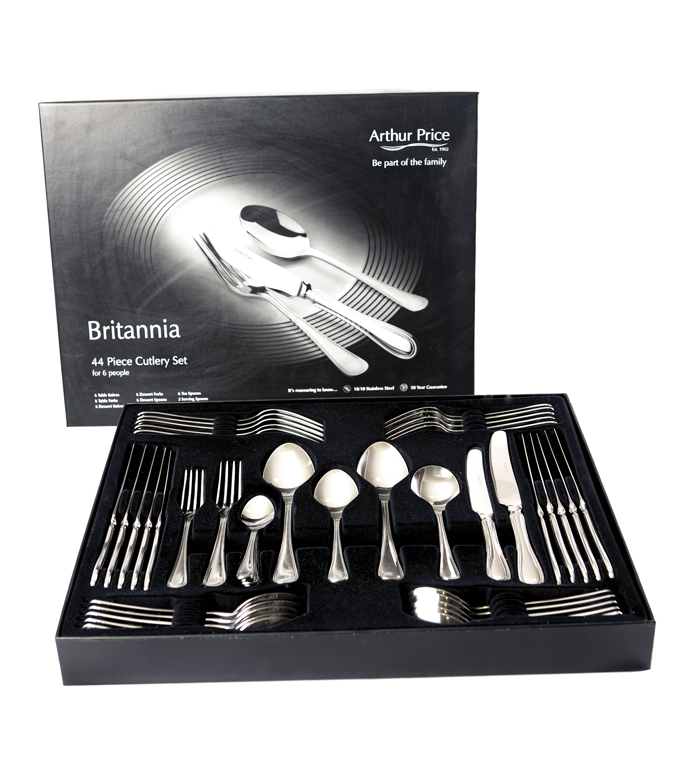 Arthur Price】キングスパターンのディナーフルセット 135本組 Kings