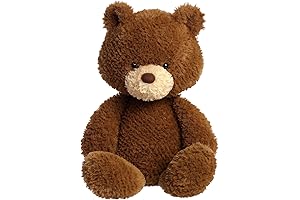 Aurora Teddy Riley Snuggly Stuffed Bear for Comfort and Playtime