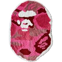 Rugs 28" W x 20" L Extra Soft Absorbent Chenille Bath Rugs for Bedroom Pink