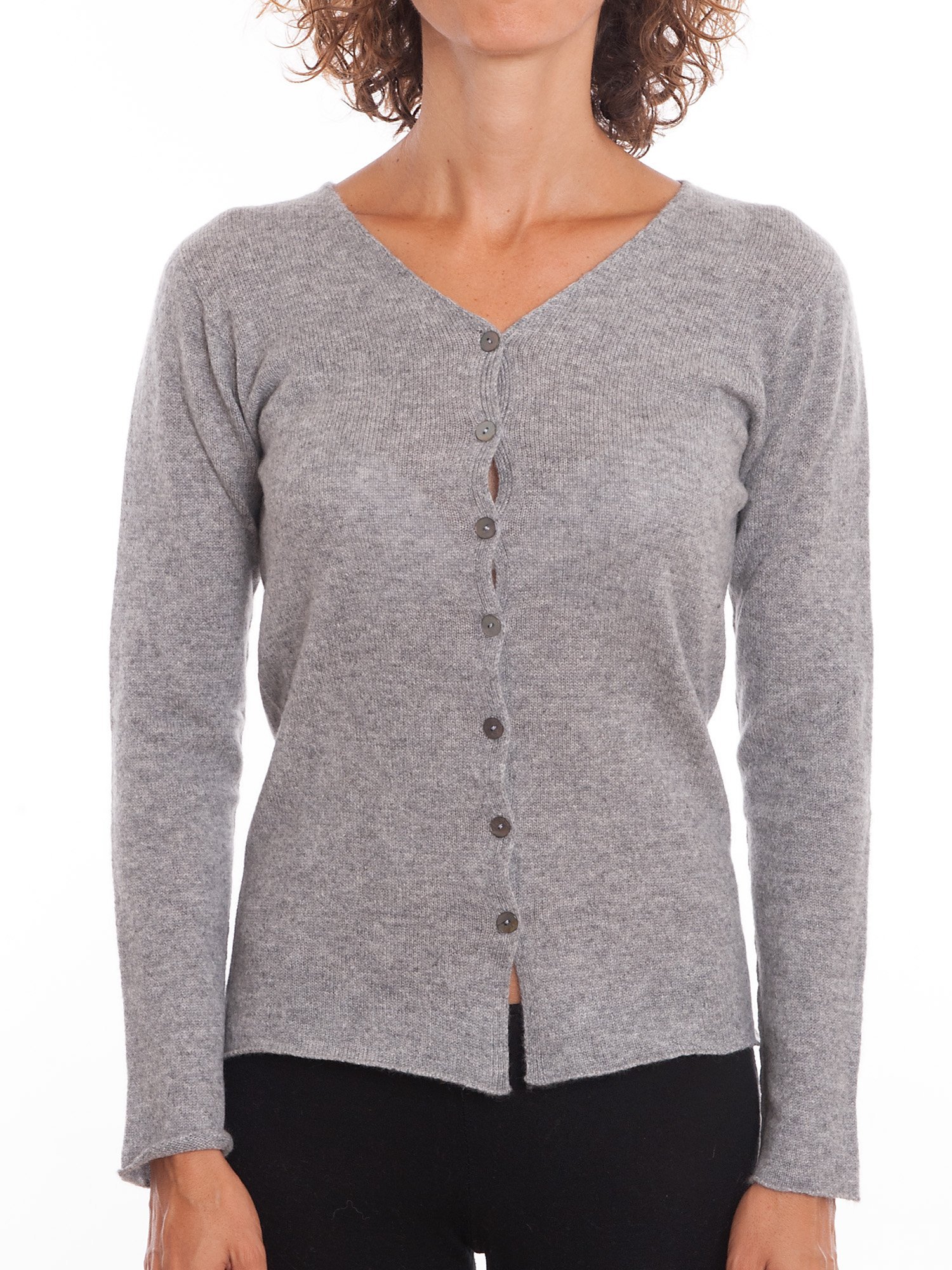 DALLE PIANE CASHMERE Cardigan Donna 100% Cashmere | Maglione caldo e morbido per autunno e inverno, elegante da regalare per lei e per lui, autentico lusso Made in Italy