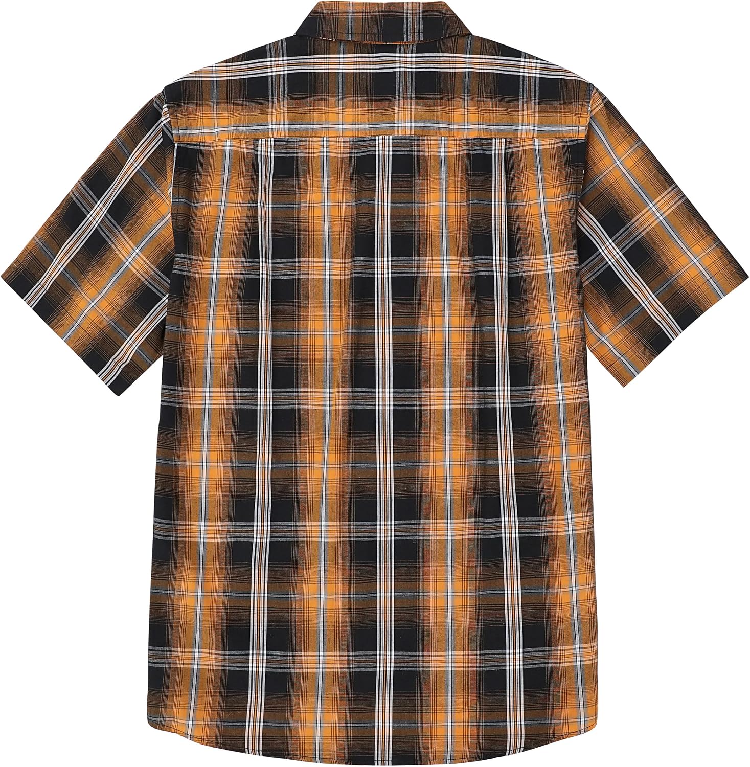 Dubinik® Mens Short Sleeve Button Down Shirts Soft Breathable Summer Vintage Regular Fit Lightweight Men's Casual Shirt thumbnail