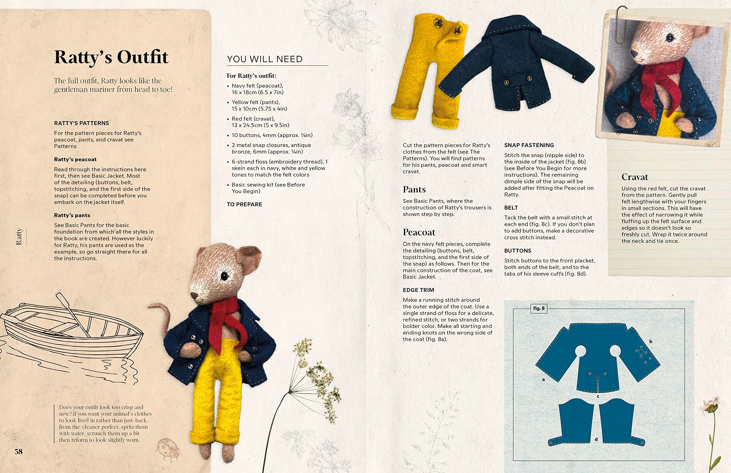The Wind In The Willows Felt Friends: Beginner-friendly sewing patterns to bring Kenneth Grahame's classic to life - 5