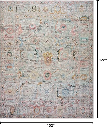 Vista 125 de Loloi II Elysium - Alfombra de pasillo color plata/multi de 2'-6" x 7'-6" Plateado y multicolor,Carbón / Multi,Mezclilla/Multi,Grafito/Multi,Multi