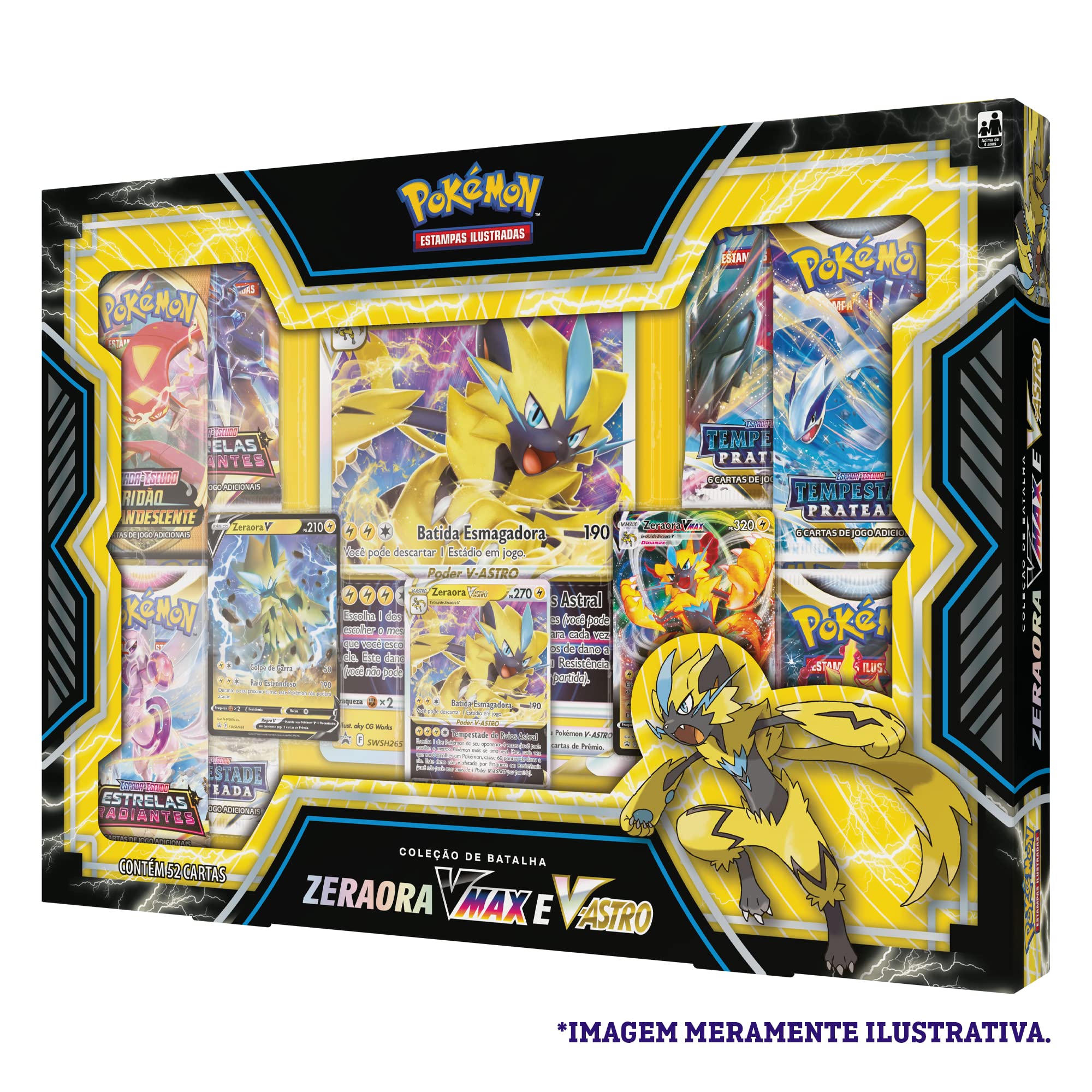 Box Pokémon Coleção De Batalhas Zeraora VMAX E V-ASTRO : Amazon