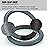 PACEARTH Gymnastic Rings Grey/Black/Orange/Green/Red 1100lbs Capacity with 14.76ft Adjustable Buckle Straps Pull Up Exercise Rings Non-Slip Rings for Home Gym Full Body Workout (Gray)