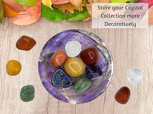 Miniatura 27 de Amazing Gemstone Clear Quartz Crystal Bowl - 2" Gem Stone Bowl for Altar Offering