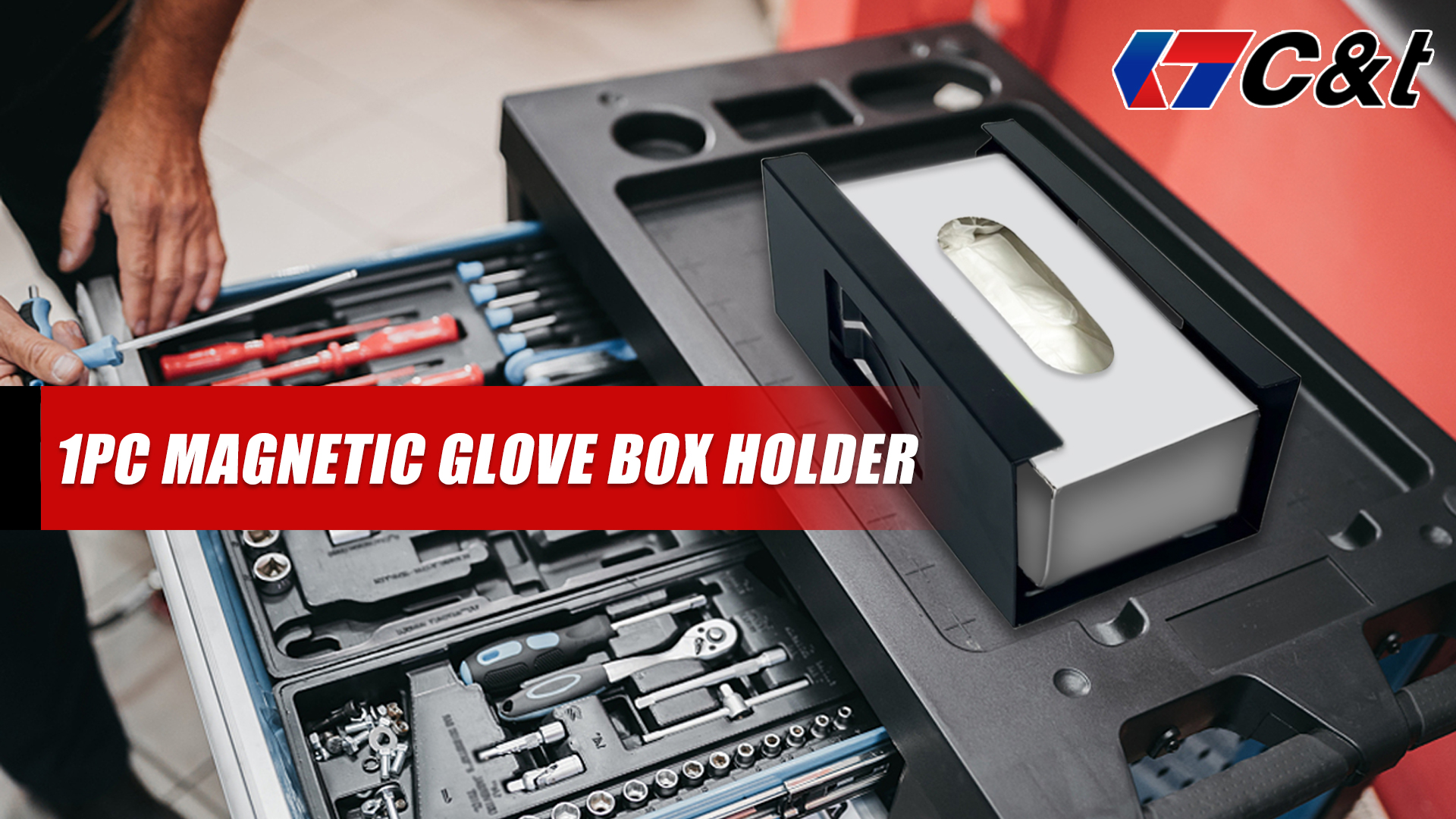 Amazon.com: C&T Magnetic Glove Box Holder, Tissue Dispenser, Holds