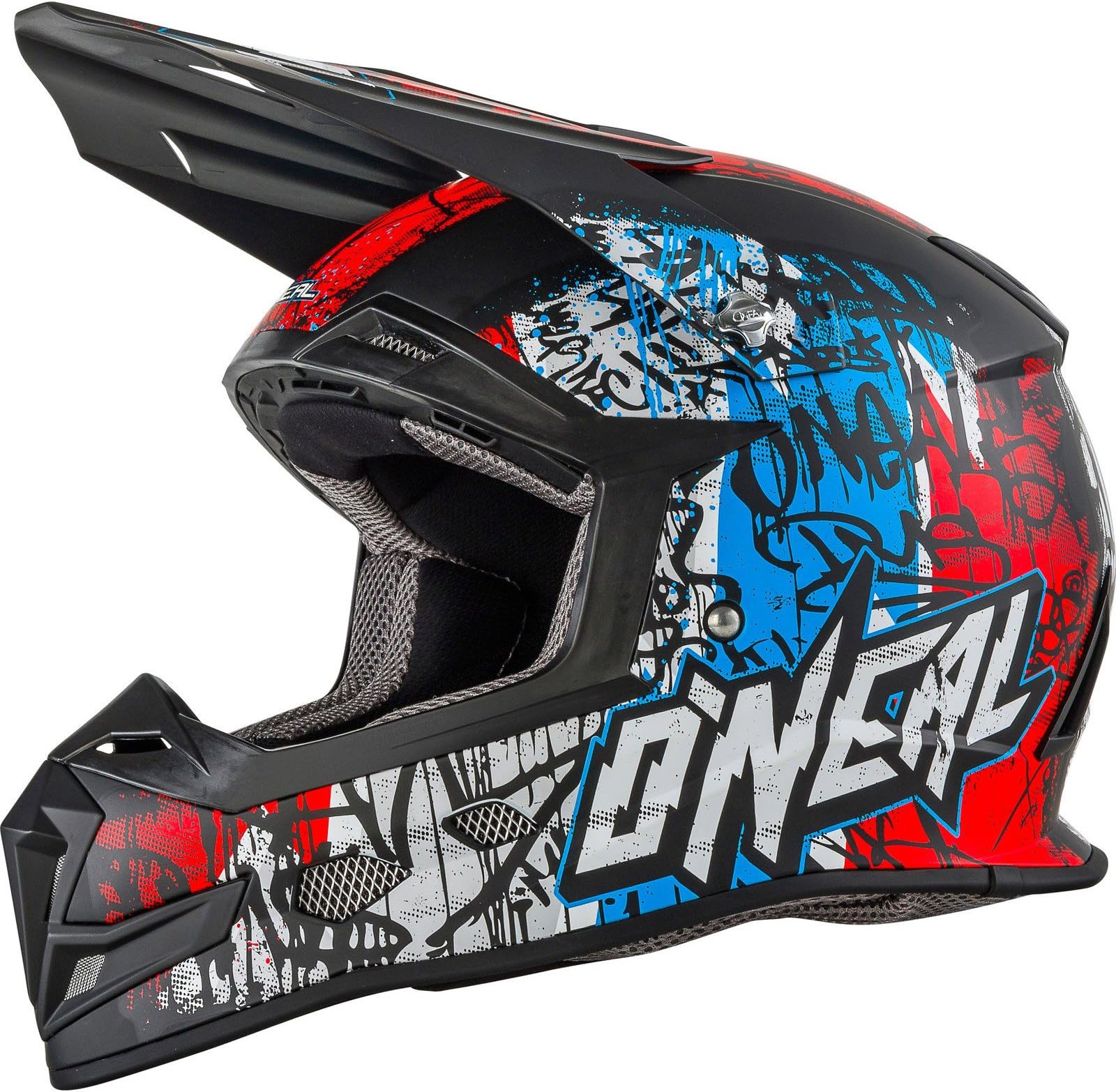 Oneal 0618-242 5 Series Vandal Motocross Helmet S Blue Red White