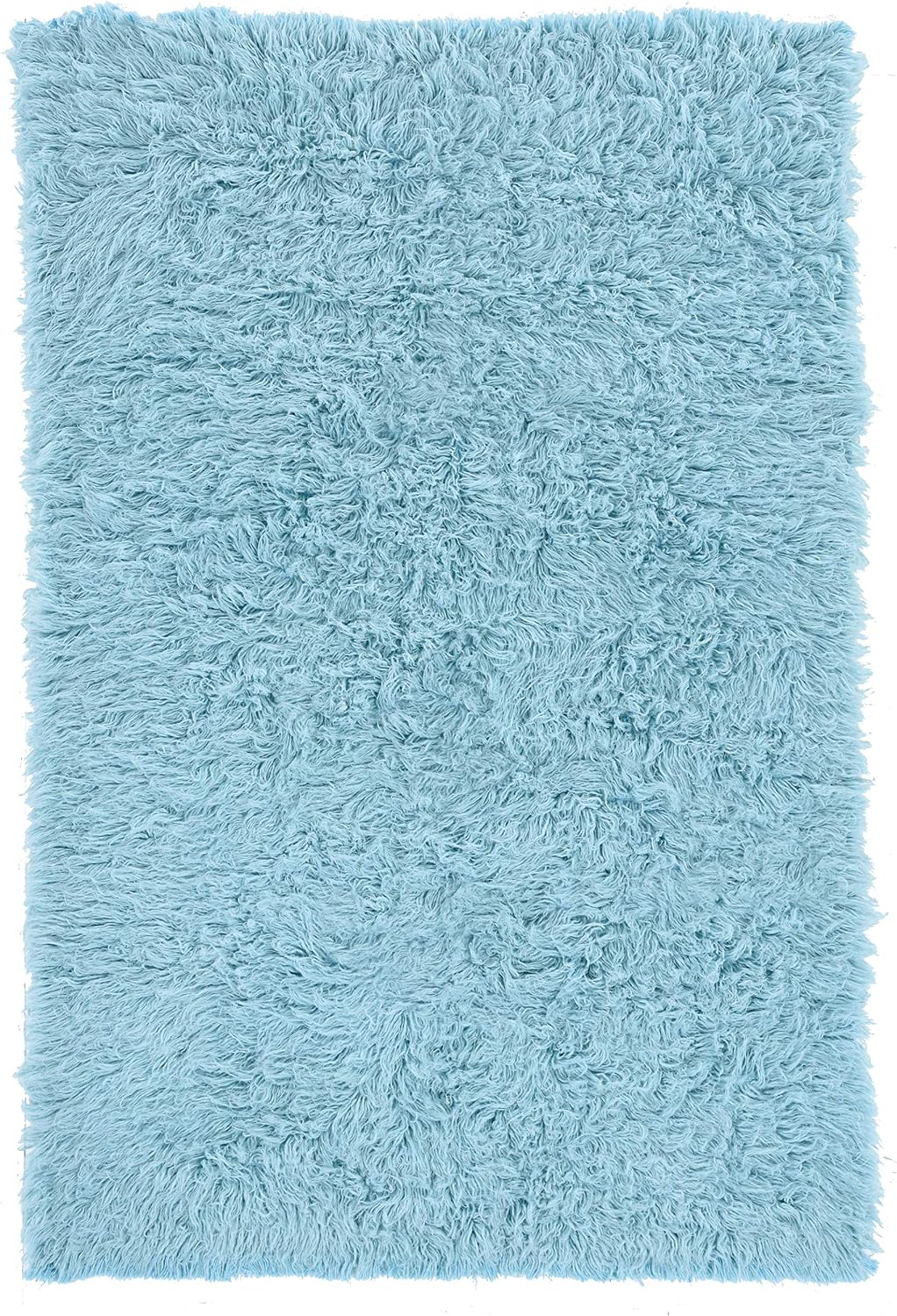 Linon New Flokati Pastel Blue 5 x 8,