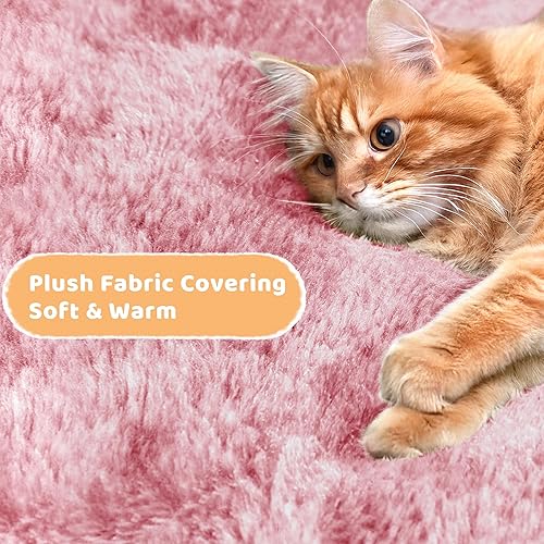 Miniatura 6 de Yaheetech Árbol para gatos, torre para gatos de 34 pulgadas para gatos de interior, muebles de condominio de varios niveles para mascotas, cama para