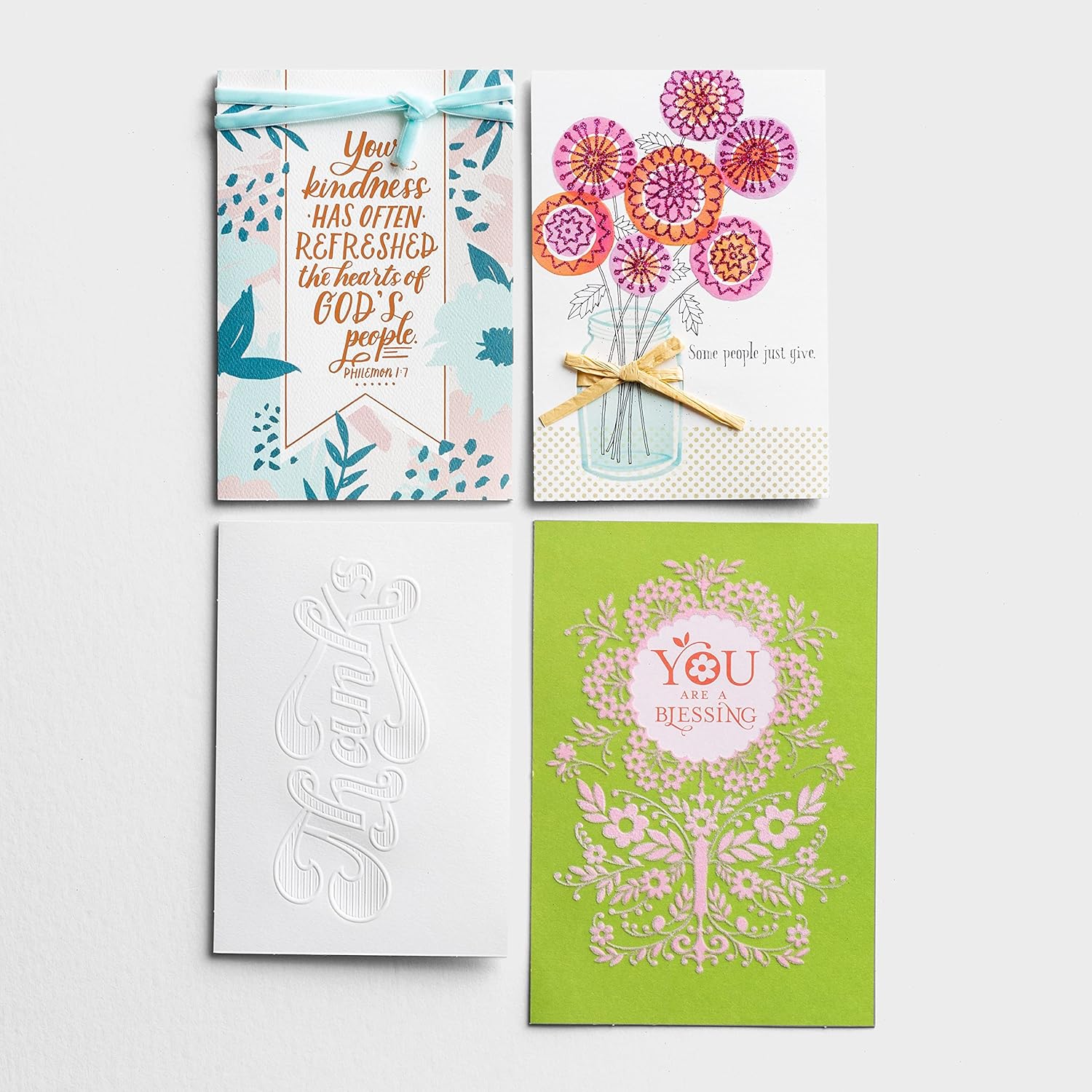 DaySpring - Thank You - 8 Appreciation Greeting Card Assortment with Envelopes (J4526) - Image 3