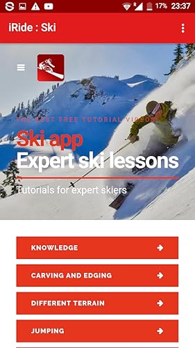 Ski app: Skiing lessons, videos, news & reviews