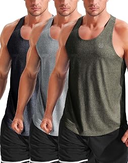 Men's Gym Workout Running Tank Top Sleeveless Athletic Shirts