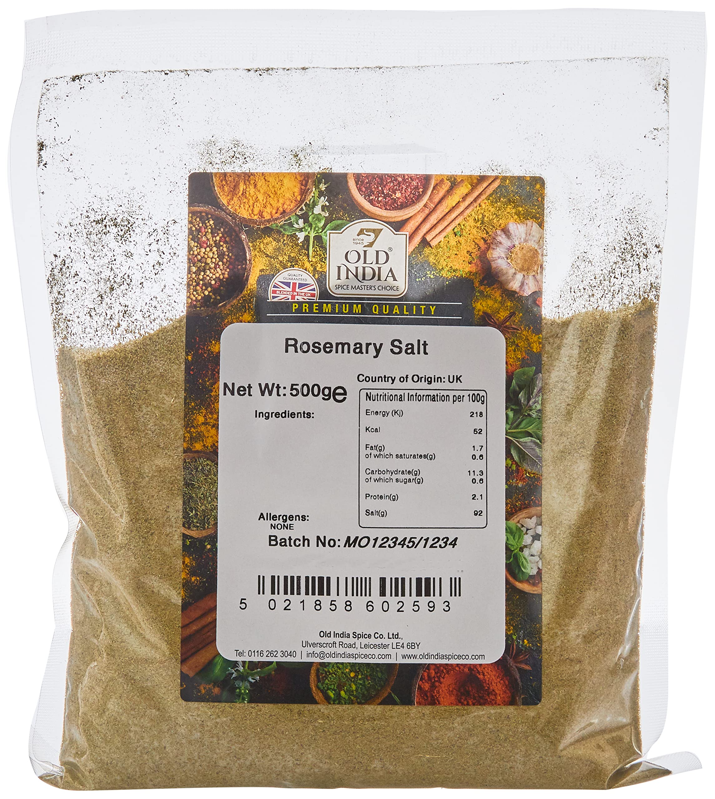 Old India Rosemary Salt 500g