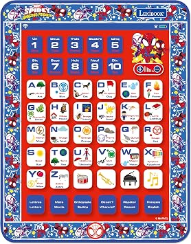 LEXIBOOK, Spidey Learning Tablet, JCPAD002SPi1