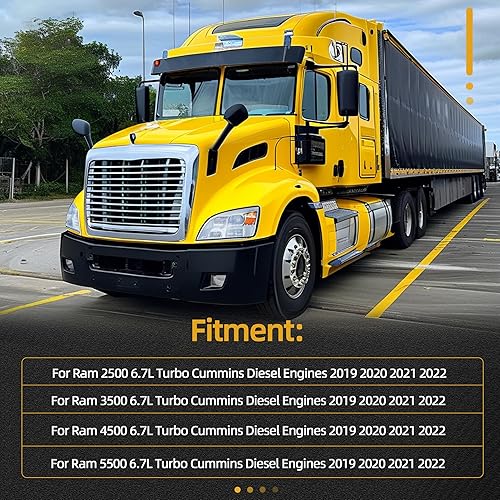 Miniatura 2 de Kit de filtro de motor Cummins Diesel 6.7L, separador de aguacombustiblecabina de aireaceite, para Dodge Ram 2500350045005500 2019-2022, 53034051AB