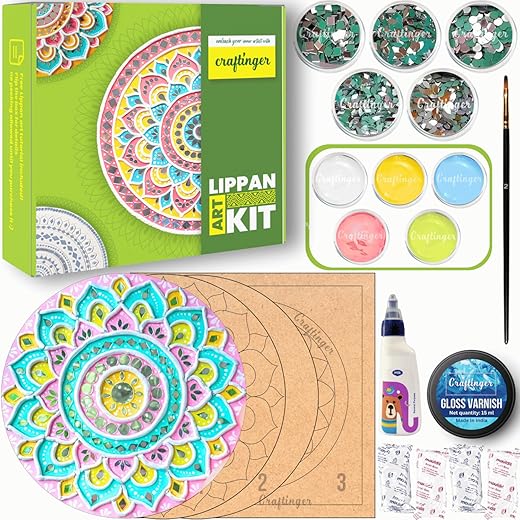 Craftinger Pro Lippan Art Kit 8 Inch