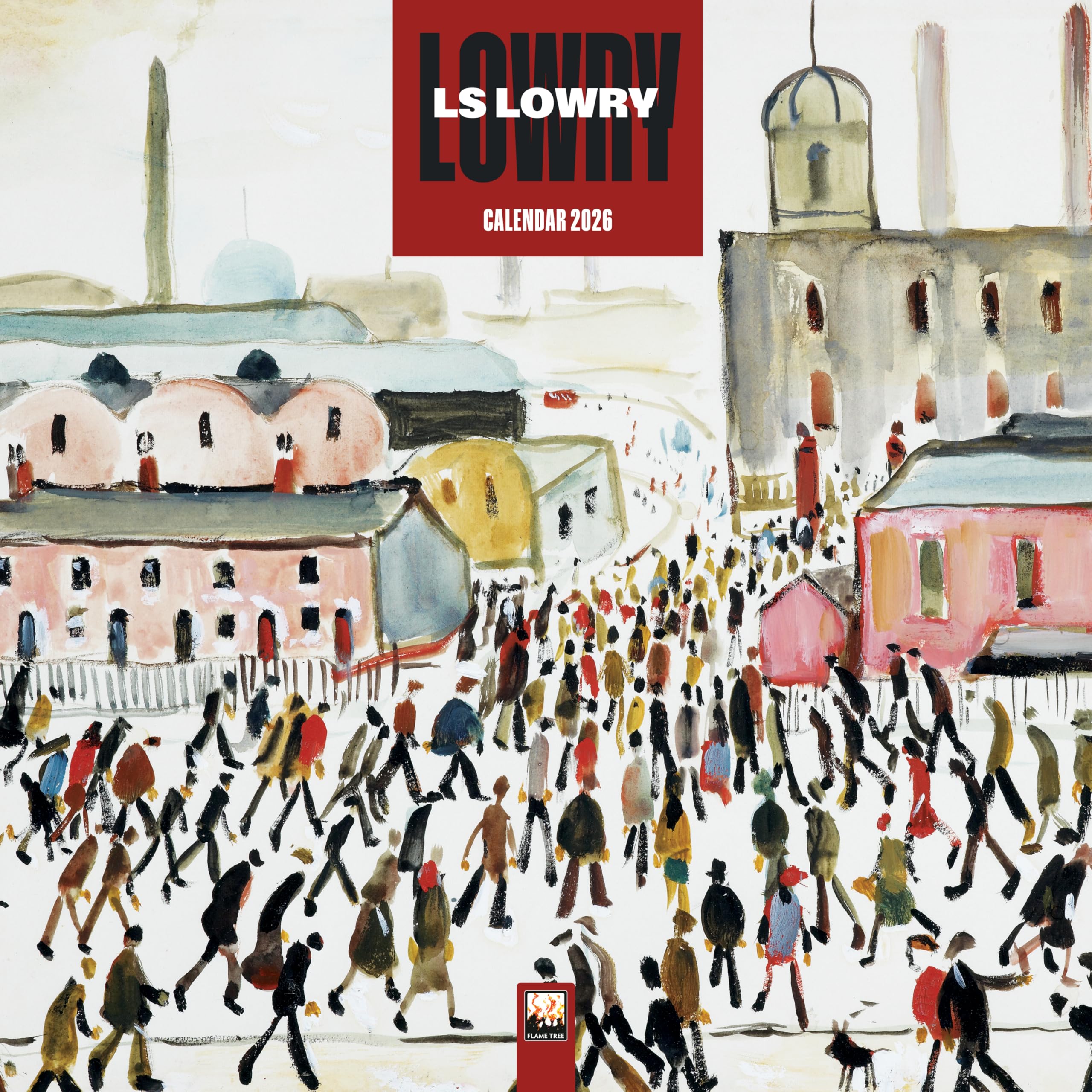 L.S. Lowry Wall Calendar 2026 (Art Calendar)