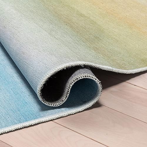 Miniatura 7 de Well Woven Kids Rugs Sunrise - Alfombra multicolor de 6 x 9 pies, diseño moderno y lavable a máquina