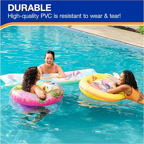 Miniatura 4 de Swimways Stitch Suntanner Flotador de piscina, flotadores inflables de piscina y juguetes de piscina para niños, accesorios de piscina y artículos