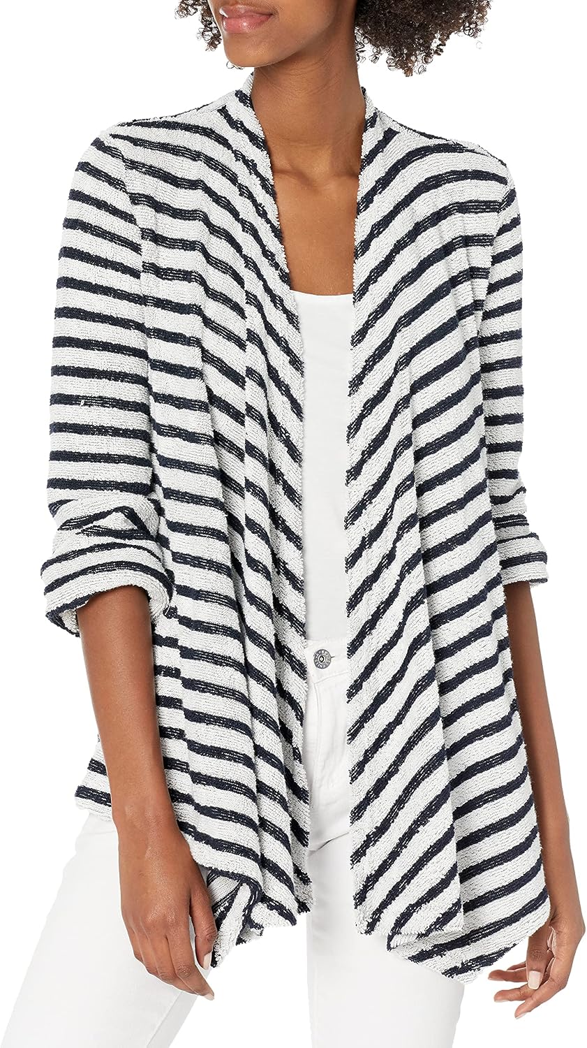 Your Stripe French Terry Knit Jacket 