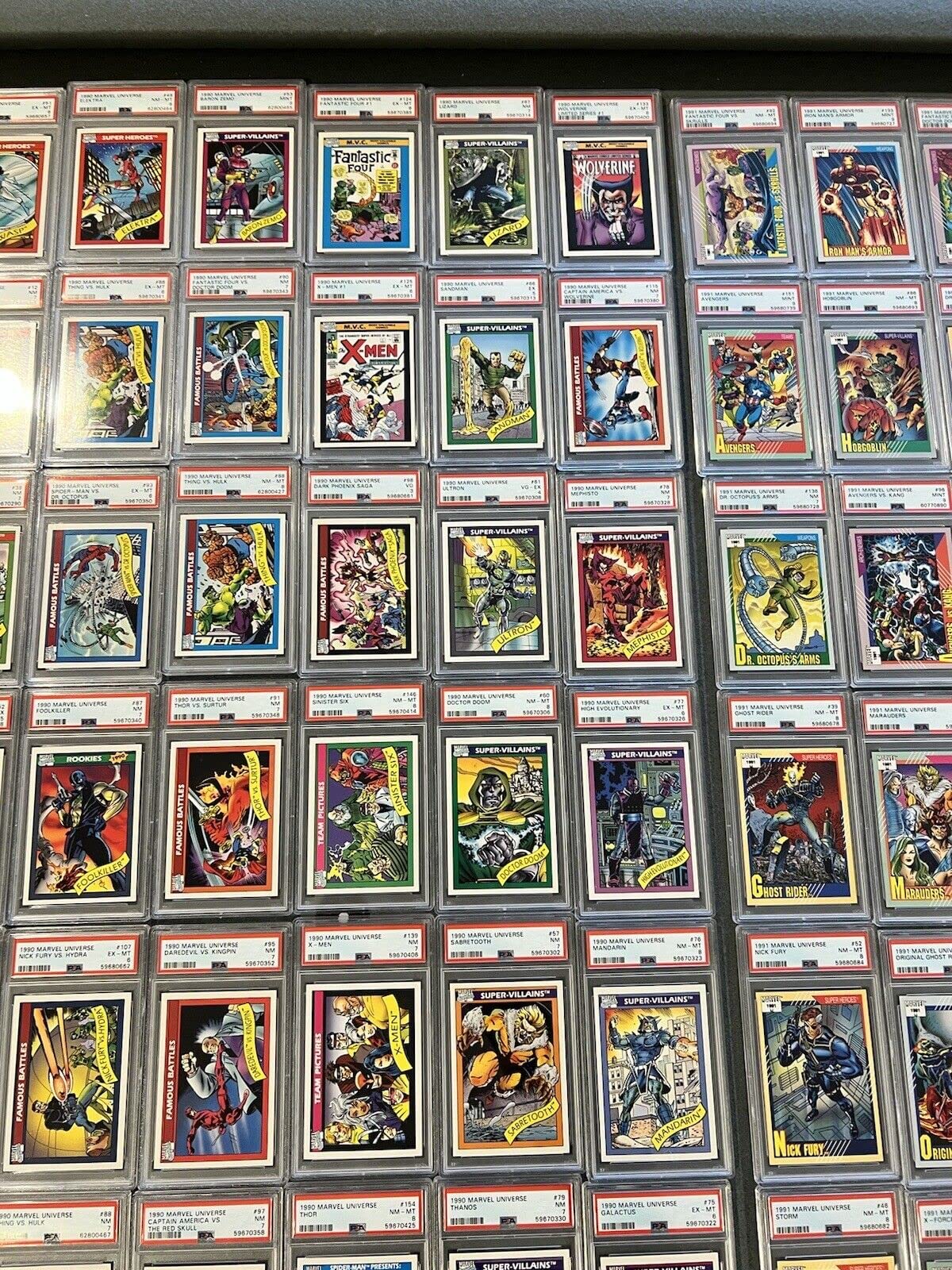 One Random PSA Graded and Authenticated Encased Super-Hero Card (Perfect for Display)