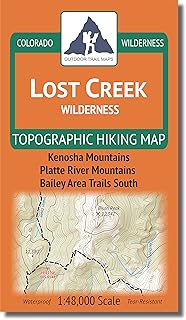 Lost Creek Wilderness - Colorado Topographic Hiking Map (2018)