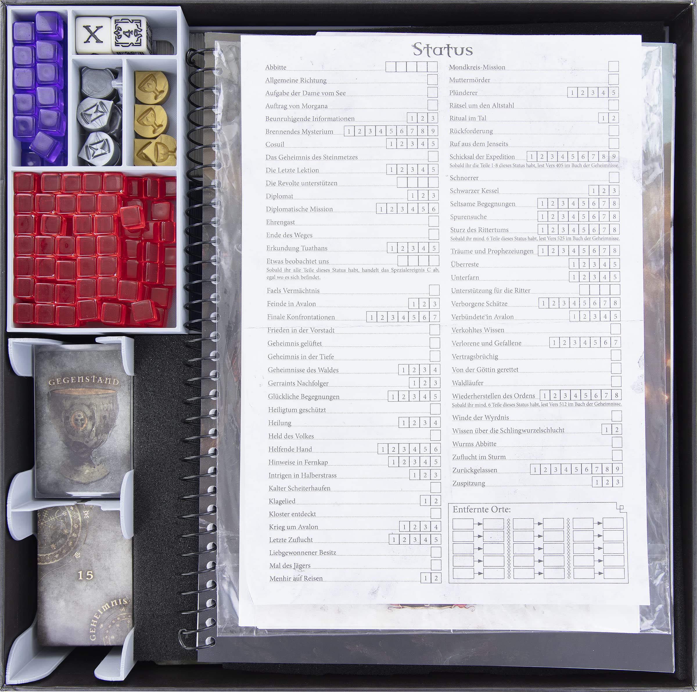Feldherr Organizer + taca na piankę kompatybilna z Tainted Grail: The Fall of Avalon - Core Box