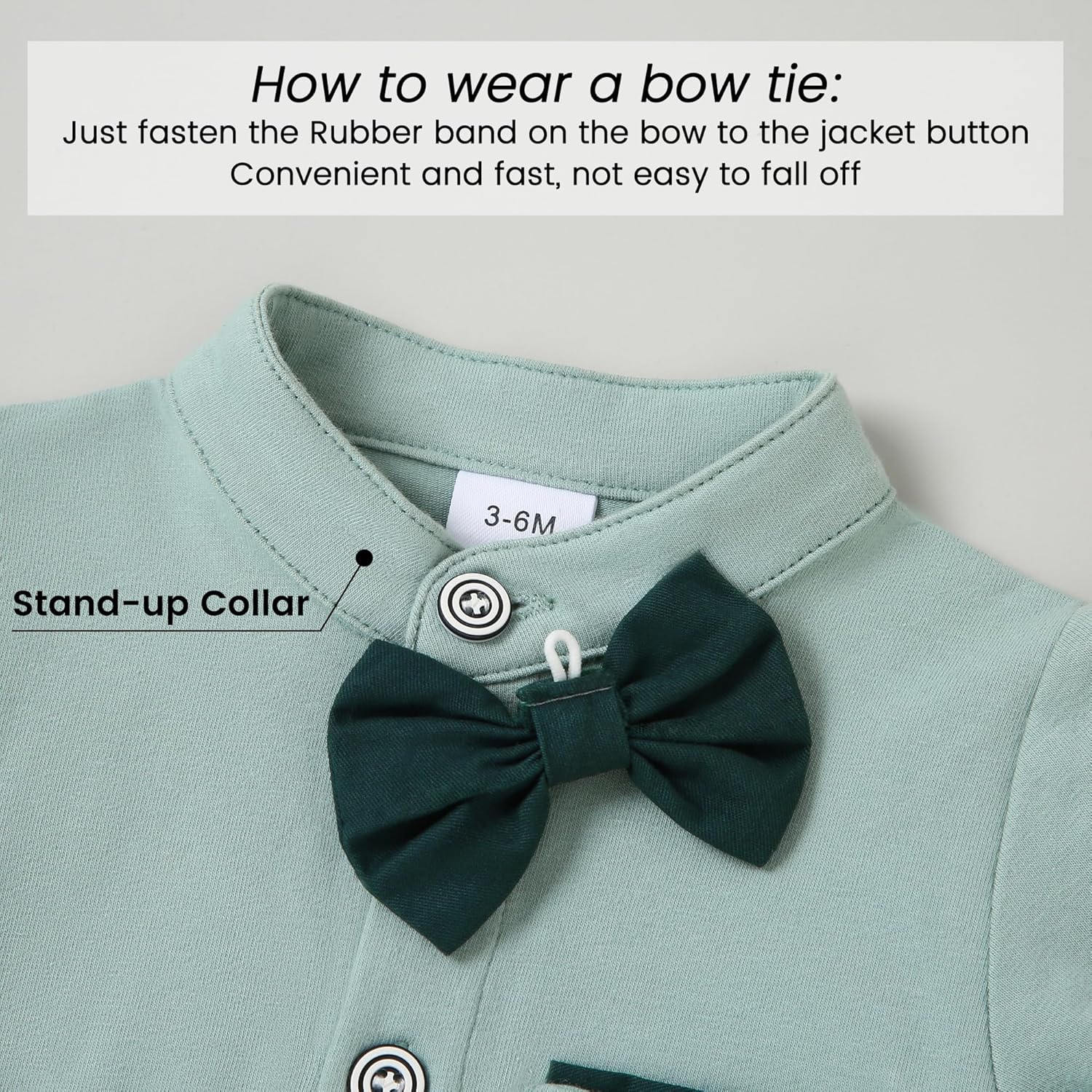 Baby Boy Clothes Suits 0-24M Infant Gentleman Outfit Long Sleeve Dress Shirt+Suspender Pants+Bowtie+Beret Wedding Set