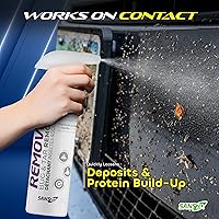 Vista 5 de Removedor de insectos y alquitrán, potente y de acción rápida, limpiador y desengrasante para exteriores multiusos, sin rayas, sin arañazos, 24