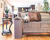 Vista 6 de Sofa-Scratcher. Poste de rascado para gatos, esquinero para sofás. Protector de muebles (Carbón)