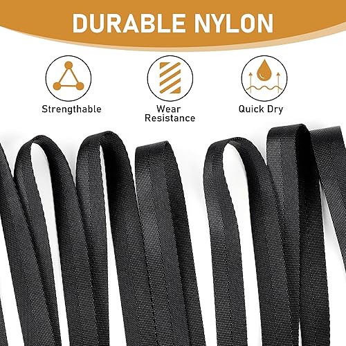 Miniatura 3 de Prime Pets Correa larga para perro de 30 pies, accesorios para perros de 30 pies de largo, correa de entrenamiento con clicker de entrenamiento de