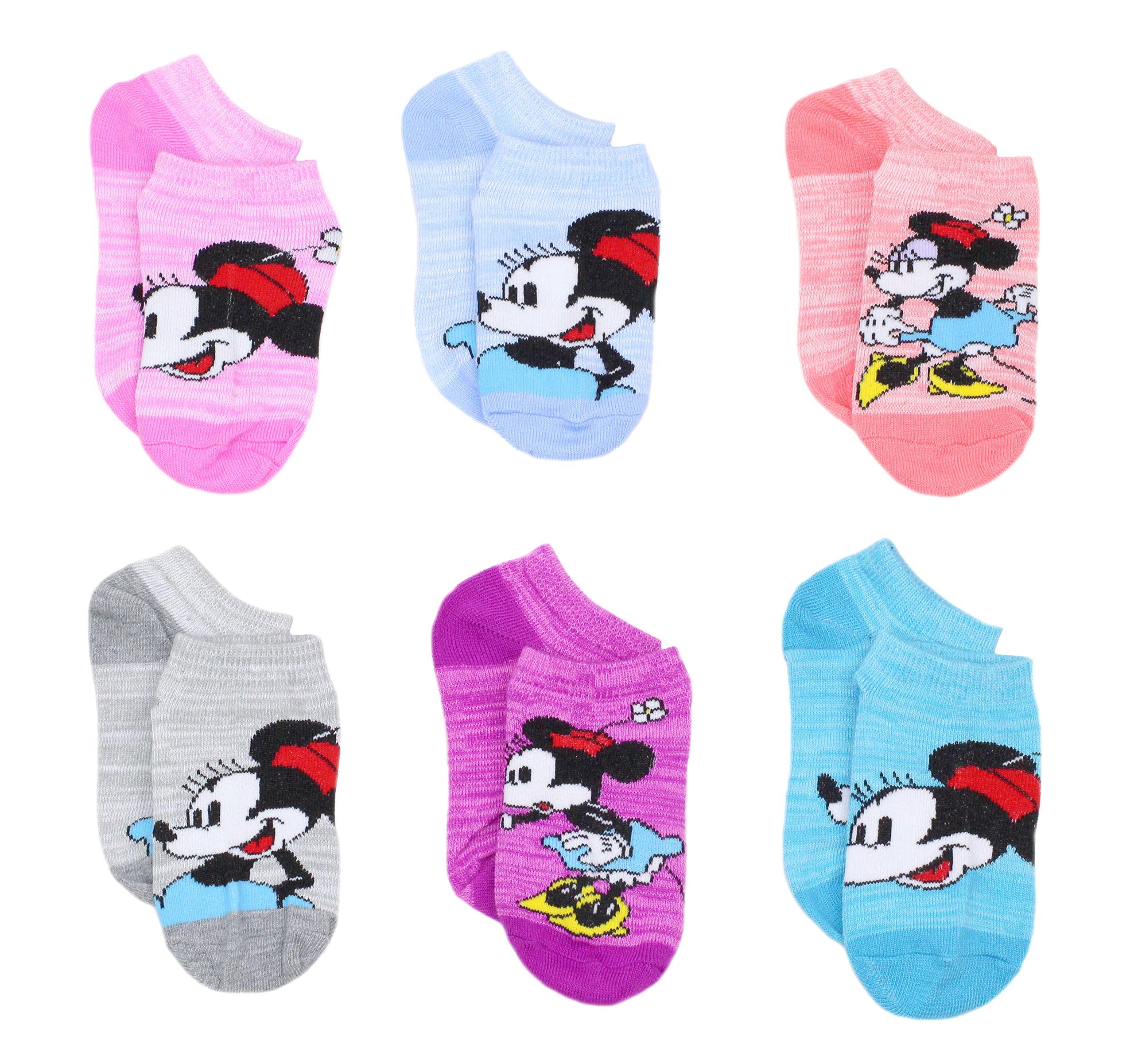 Chaussettes Mickey et Minnie Mouse lot de 6 paires pour femme et ado