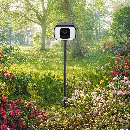 Miniatura 6 de HOLACA Estaca de montaje en poste y cubierta de silicona resistente a la intemperie para Eufy SoloCam S40/S230 solamente, apto para estaca en suelo