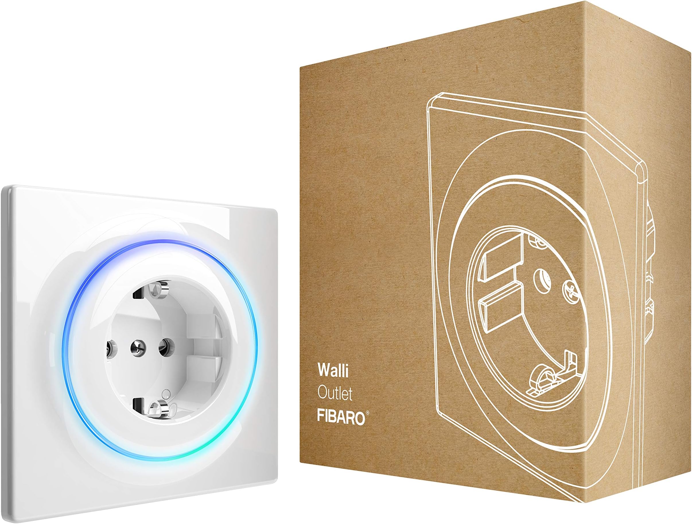 FibaroFGWOF-001 Walli Outlet Type F Intelligent Socket