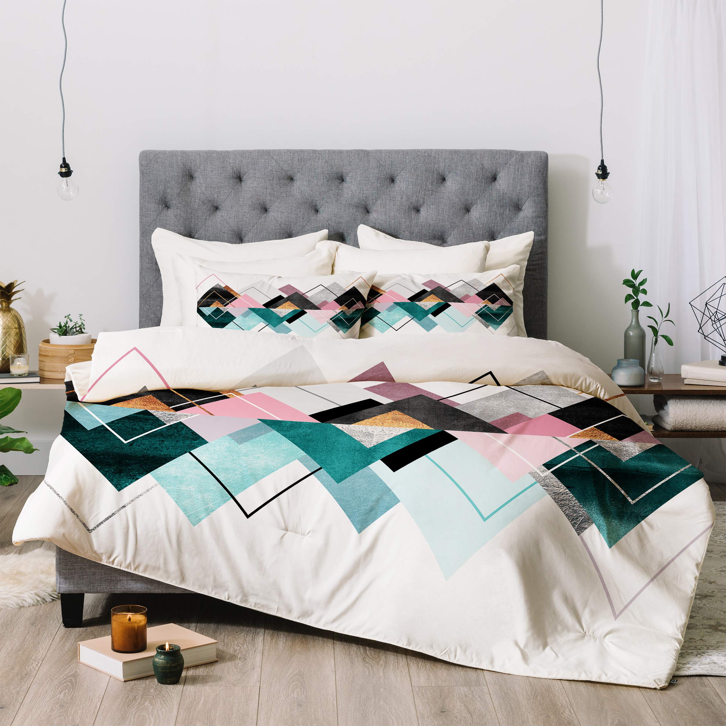 Deny DesignsElisabeth Fredriksson Nordic Seasons Comforter Set with Pillow Shams, Twin, Multi