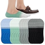 No Show Socks Men - Non Slip, Invisible & Low Cut Ankle - Casual & Formal Socks for Men - Soft & Stretchable Cotton