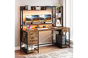 DWVO Computer Desk with Storage: Elevate Your Home Office
