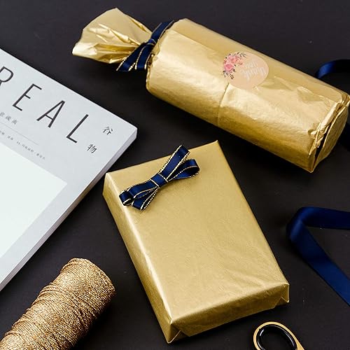 Miniatura 4 de RUSPEPA Papel de seda para envolver regalos, papel de seda para envoltura de regalo, manualidades de arte, bricolaje, bolsas de paquete, cumpleaños,