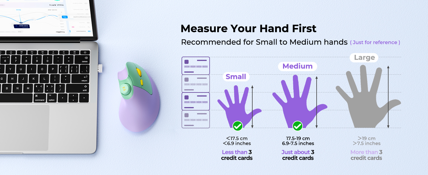 Amazon.com: seenda Ergonomic Mouse Wireless, MOU-302 Bluetooth